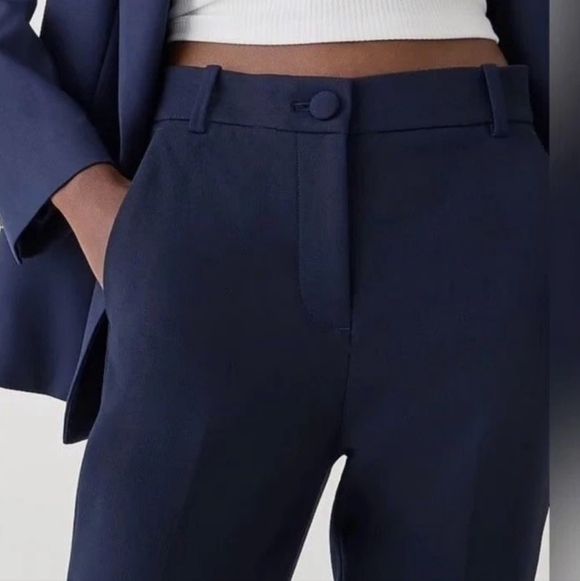 J. Crew 365 High Rise Cameron Navy Pants - Picture 3 of 6